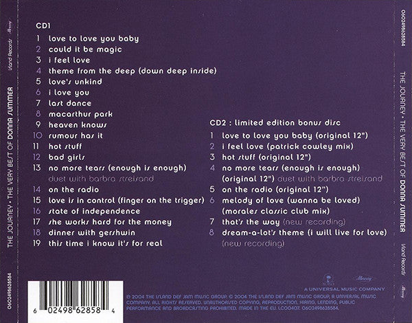 Donna Summer -The Journey • The Very Best Of Donna Summer