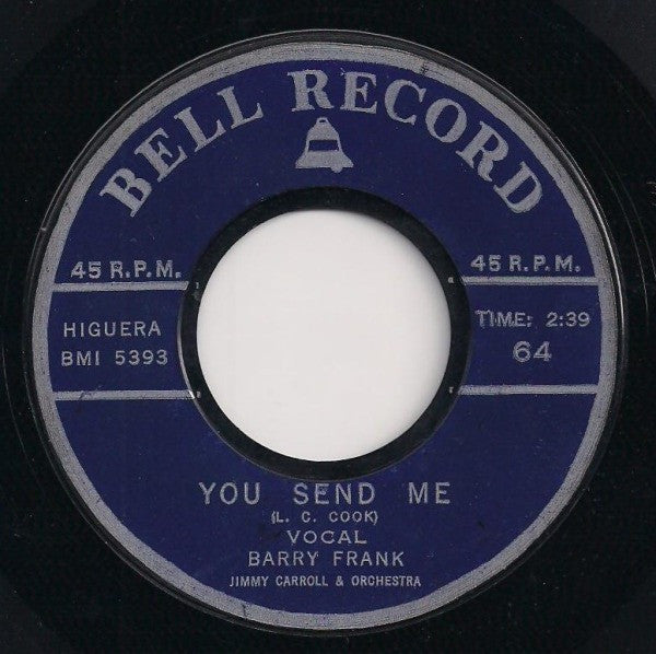 Barry Frank -You Send Me / My Special Angel