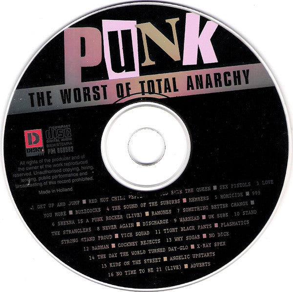 Various - Punk: The Worst Of Total Anarchy