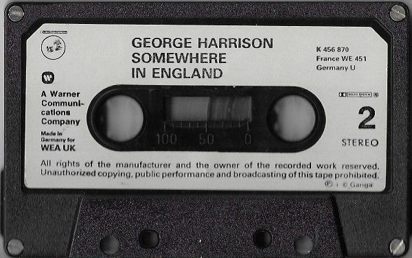 George Harrison - Somewhere In England