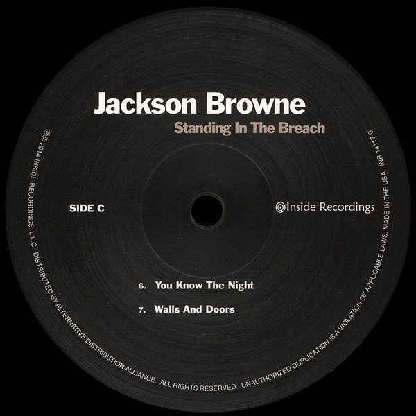 Jackson Browne -Standing In The Breach