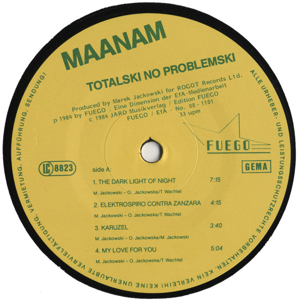 Maanam - In Concert - Totalski No Problemski