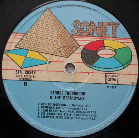 George Thorogood And The Destroyers* -George Thorogood And The Destroyers