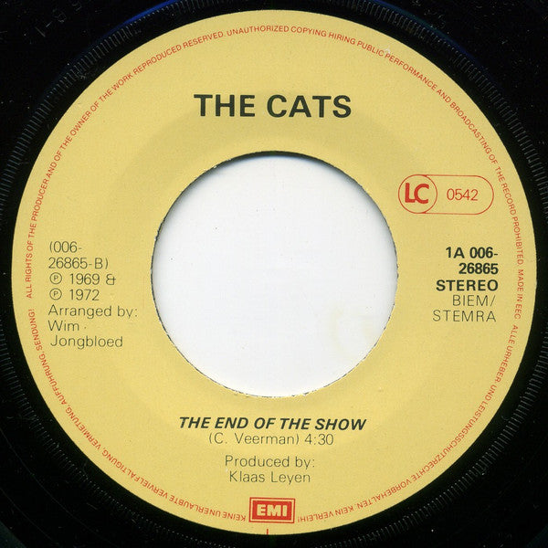 The Cats - Scarlet Ribbons / The End Of The Show
