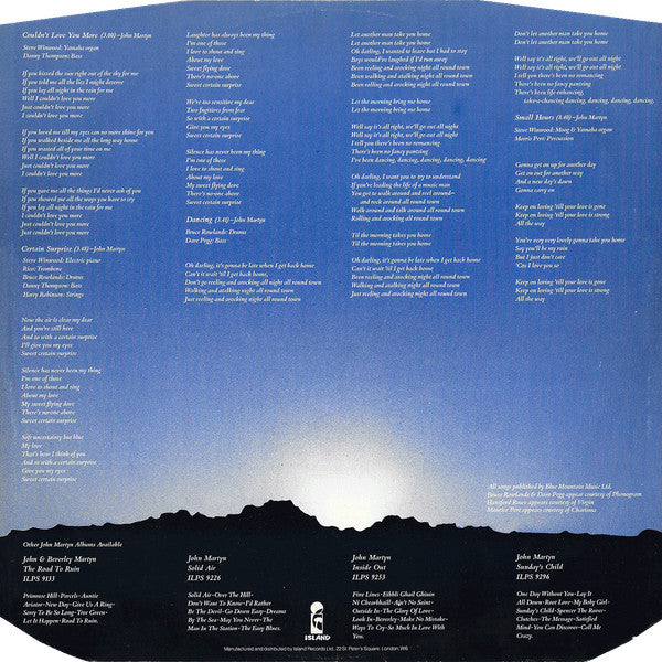 John Martyn -One World