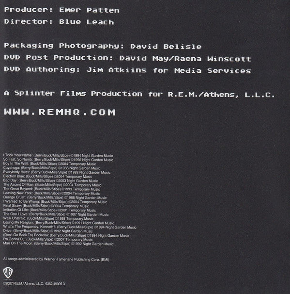 R.E.M. -Live
