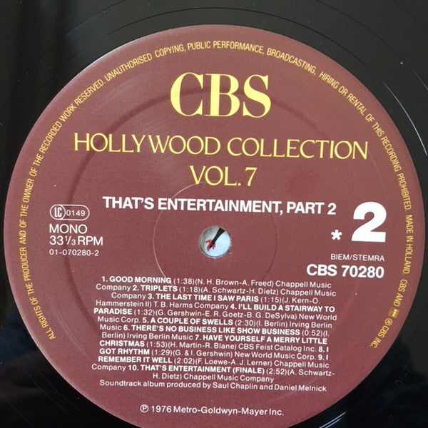 Various -Music From The Motion Picture Soundtrack - That's Entertainment, Part 2