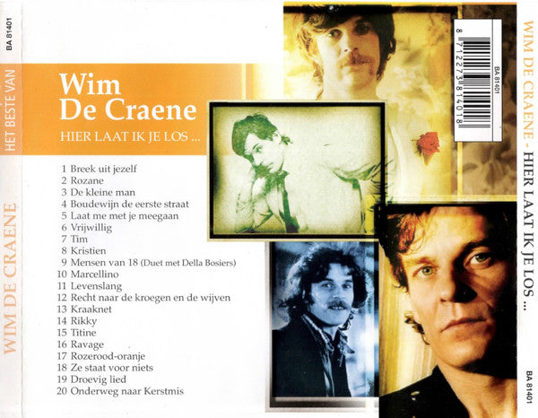 Wim De Craene -Hier Laat Ik Je Los ... - Het Beste Van Wim De Craene