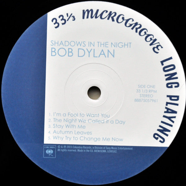 Bob Dylan -Shadows In The Night