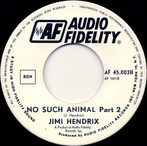 Jimi Hendrix -No Such Animal