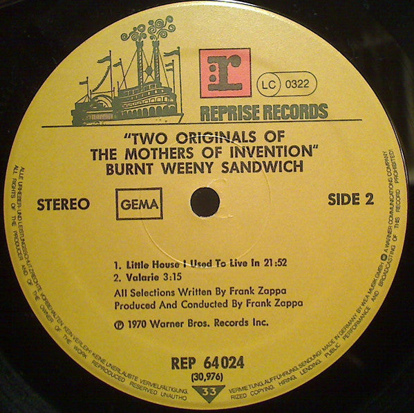The Mothers Of Invention* -2 Originals Of The Mothers Of Invention