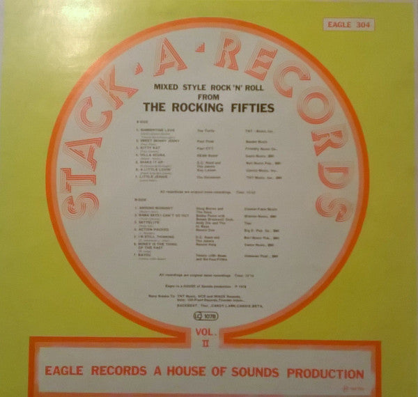 Various -Stack-A-Records Vol. 2 - Mixed Style Rock 'n' Roll From The Rocking Fifties
