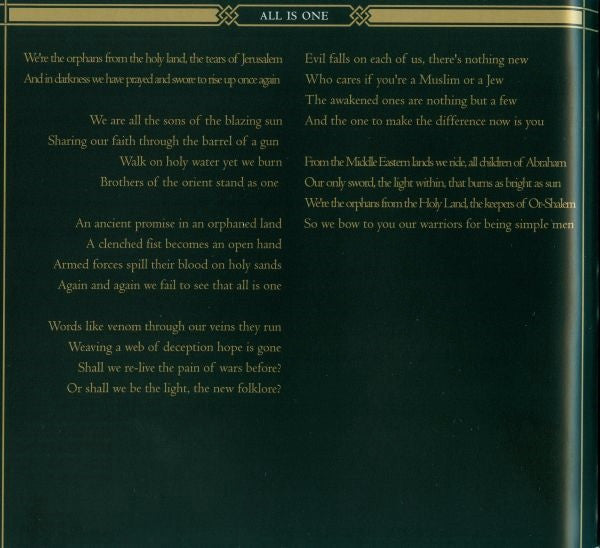 Orphaned Land - All Is One