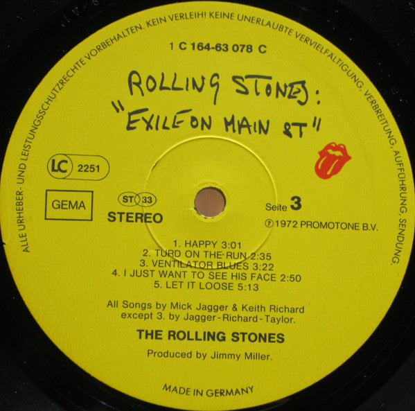 The Rolling Stones -Exile On Main St.