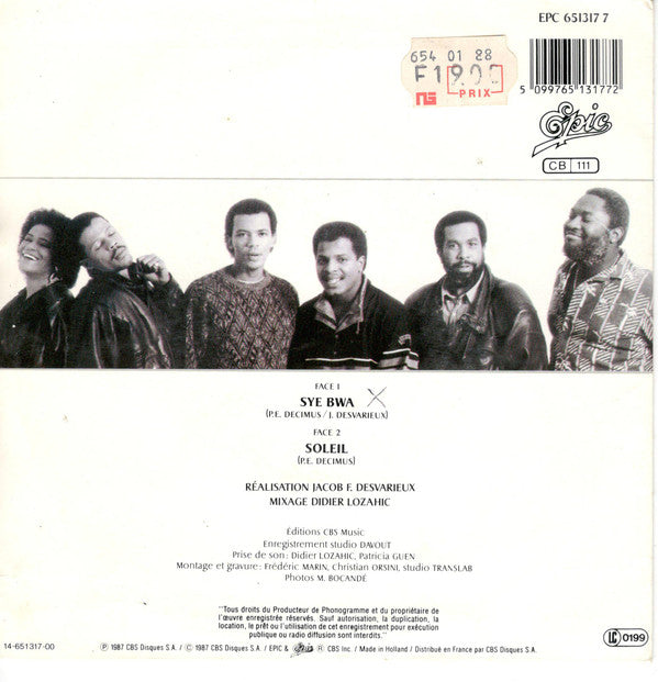 Kassav' -Syé Bwa