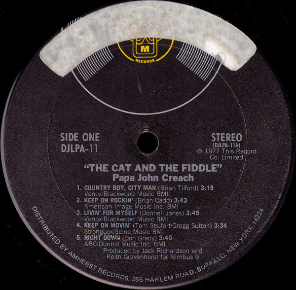 Papa John Creach -The Cat And The Fiddle