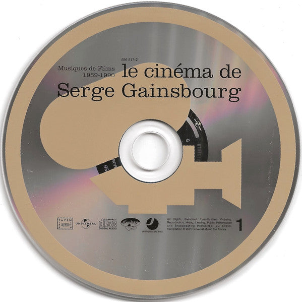 Serge Gainsbourg - Le Cinéma De Serge Gainsbourg - Musiques De Films 1959-1990