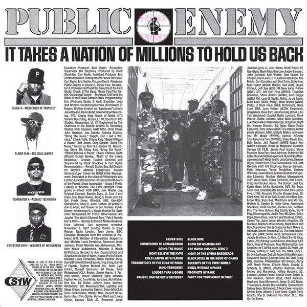 Public Enemy - It Takes A Nation Of Millions To Hold Us Back