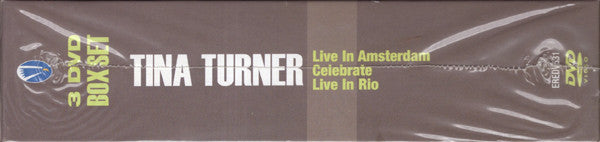 Tina Turner -Live In Amsterdam / Celebrate / Live In Rio