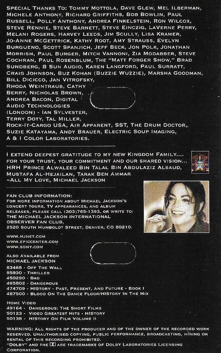 Michael Jackson -Blood On The Dance Floor - HIStory In The Mix