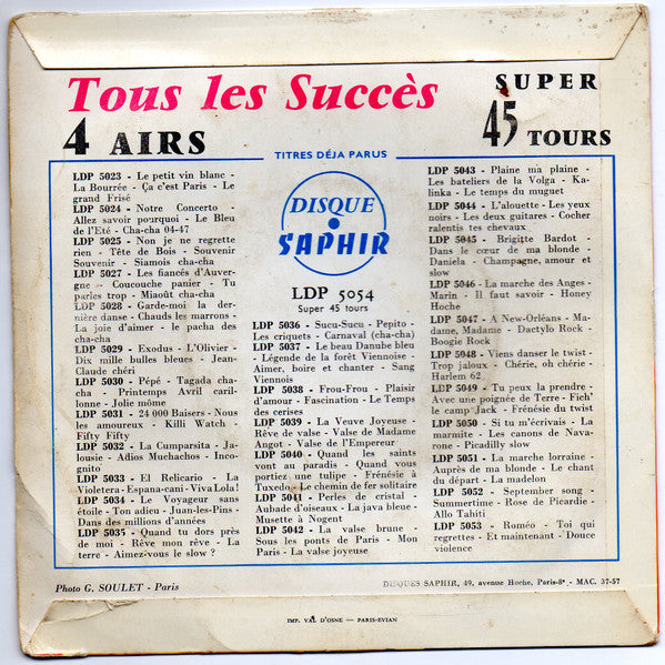 Rocky Graziano Et Ses Punchers -La Leçon De Twist