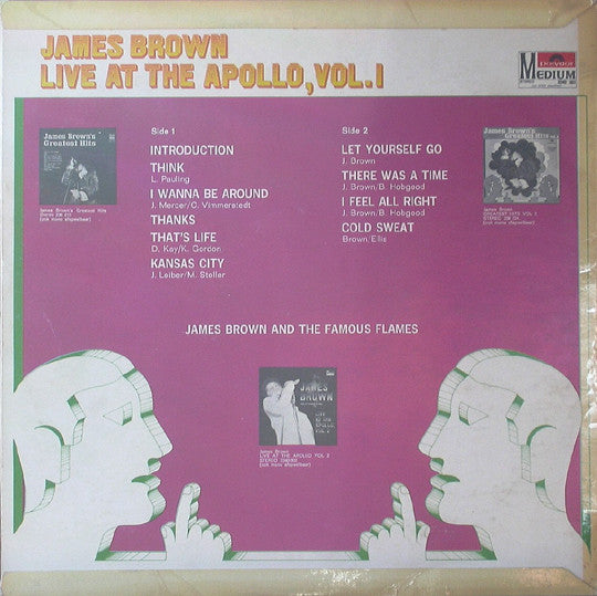 James Brown & The Famous Flames -Live At The Apollo Vol.1