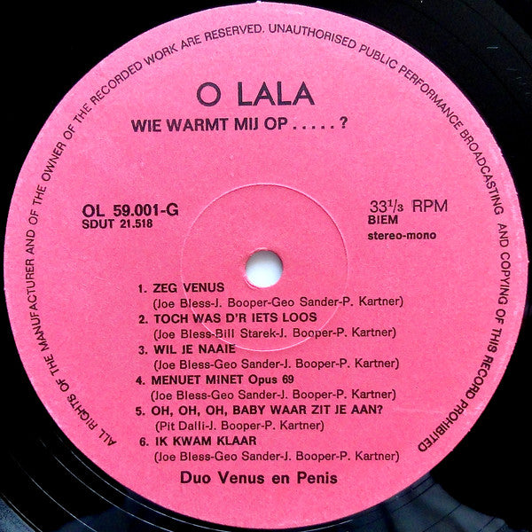 Duo Venus & Penis -Wie Warmt Me Op?