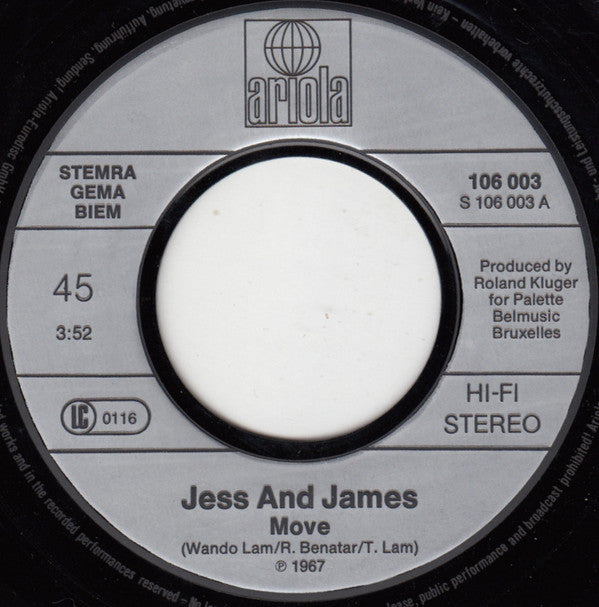 Jess And James* -Move / Something For Nothing