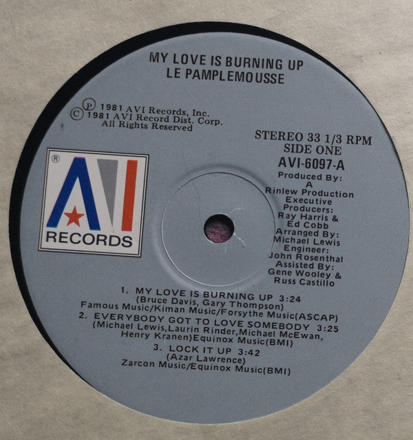 Le Pamplemousse -My Love Is Burning Up