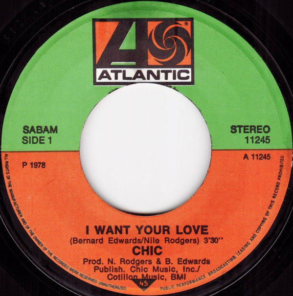 Chic - I Want Your Love