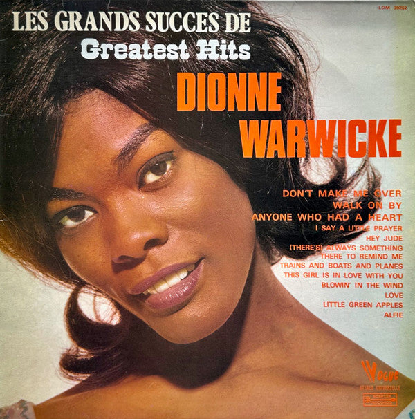 Dionne Warwicke* -Les Grands Succes De Dionne Warwicke