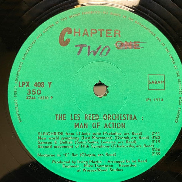 The Les Reed Orchestra* -Man Of Action
