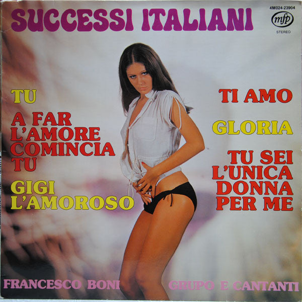 Francesco Boni Grupo E Cantanti -Successi Italiani