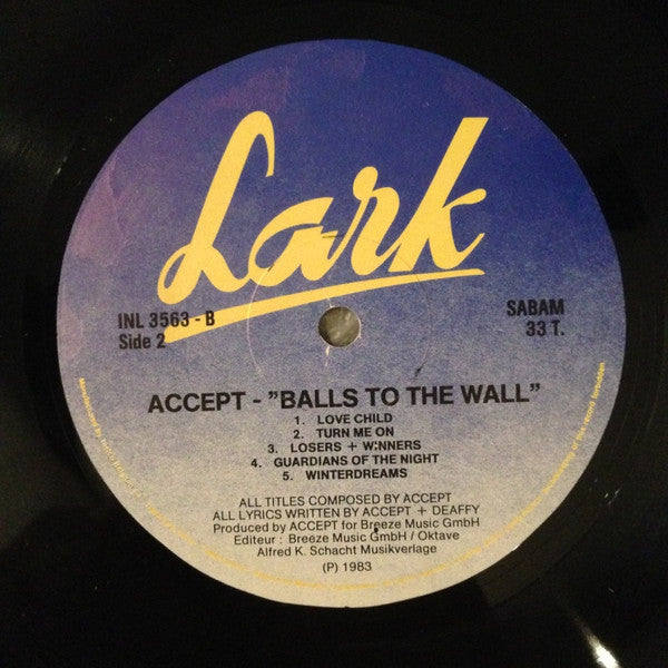 Accept - Balls To The Wall