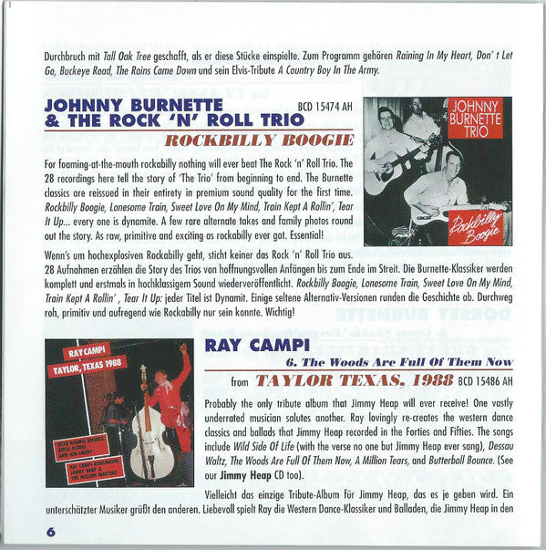 Various -That's What Makes The Jukebox Play (Highlights From Bear Family's Releases: Hillbilly & Rockabilly)