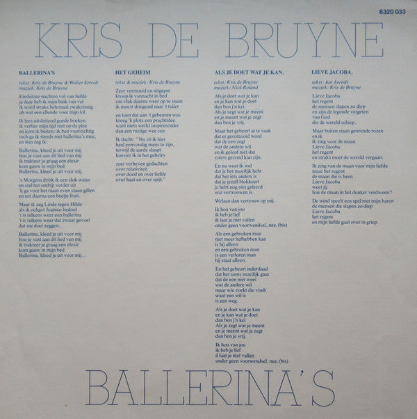 Kris De Bruyne -Ballerina's