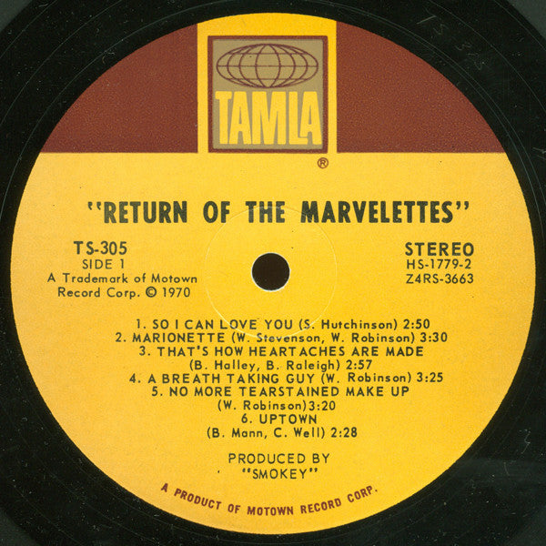 The Marvelettes -The Return Of The Marvelettes