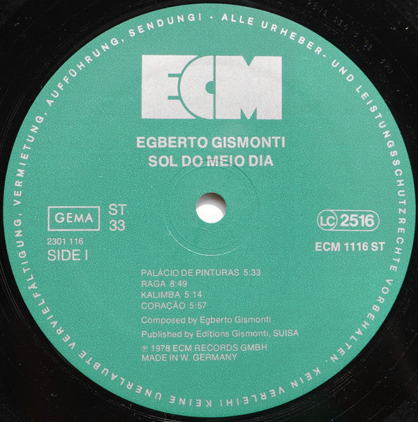 Egberto Gismonti -Sol Do Meio Dia