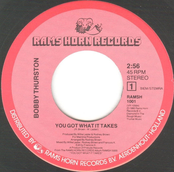 Bobby Thurston -You Got What It Takes