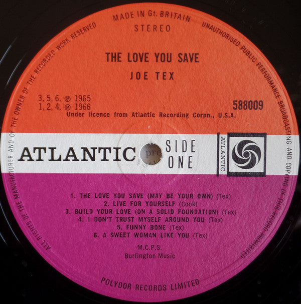 Joe Tex - The Love You Save