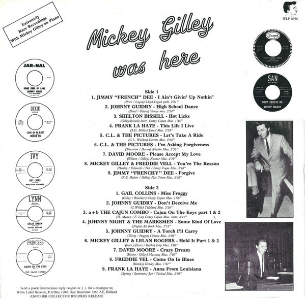 Various - Mickey Gilley Was Here (Extremely Rare Recordings With Mickey Gilley On Piano)