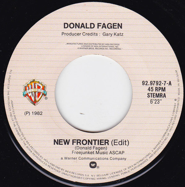 Donald Fagen -New Frontier