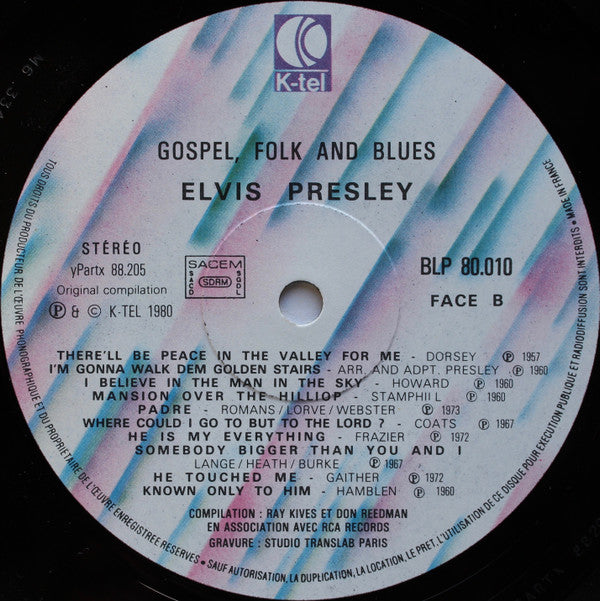 Elvis Presley - Gospel, Folk And Blues