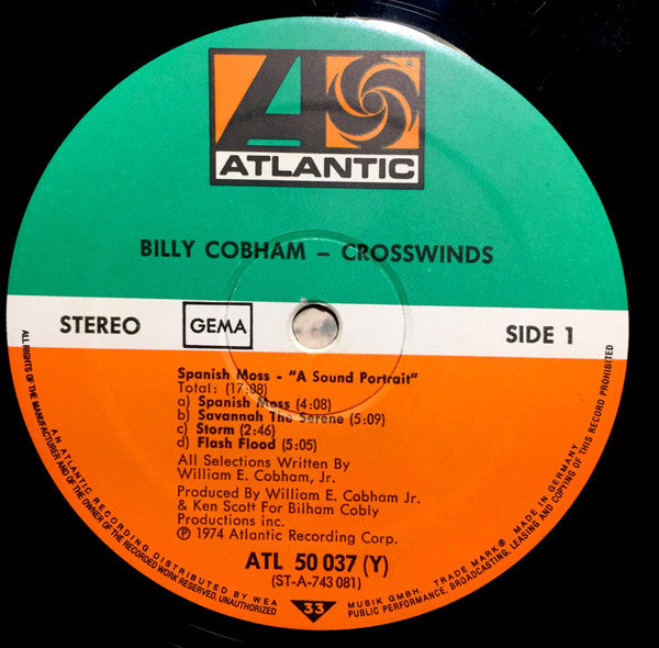 Billy Cobham -Crosswinds