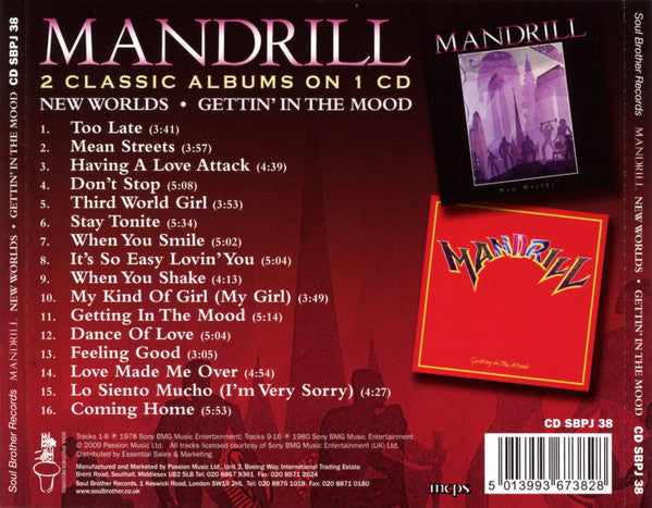 Mandrill -New Worlds / Gettin' In The Mood
