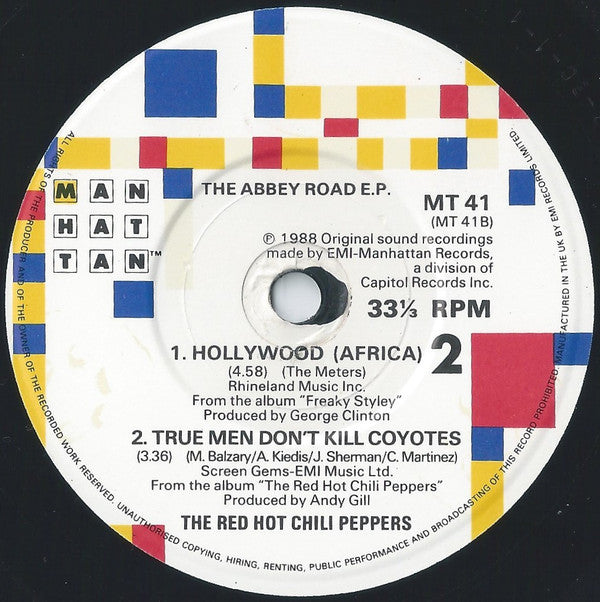 The Red Hot Chili Peppers* -The Abbey Road E.P.