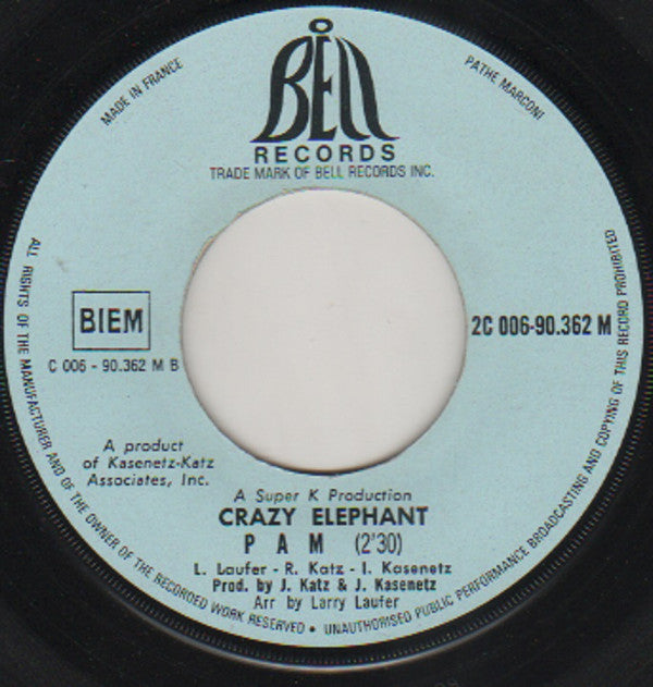 Crazy Elephant -Sunshine, Red Wine