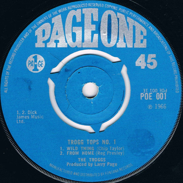 The Troggs -Trogg Tops No. 1