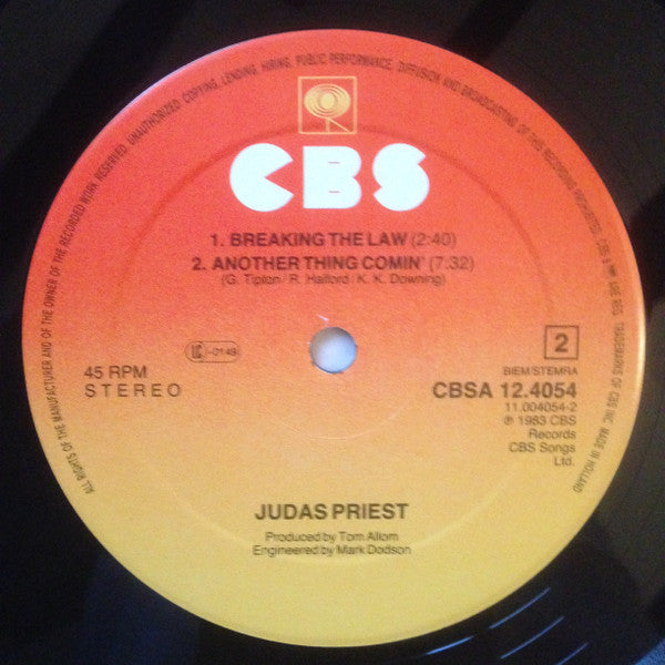 Judas Priest -Freewheel Burning