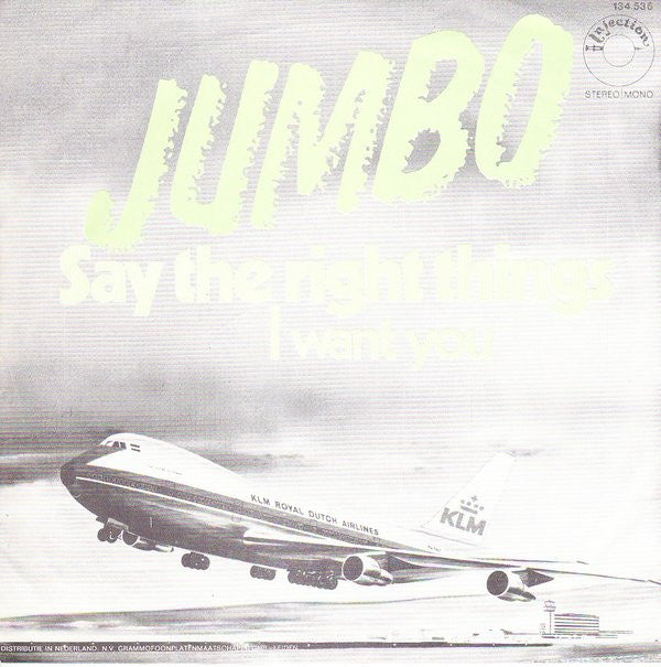 Jumbo (16) -Say The Right Things